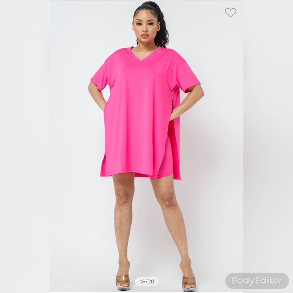 2 Piece Basic Oversized Set - Picture 2 of 2